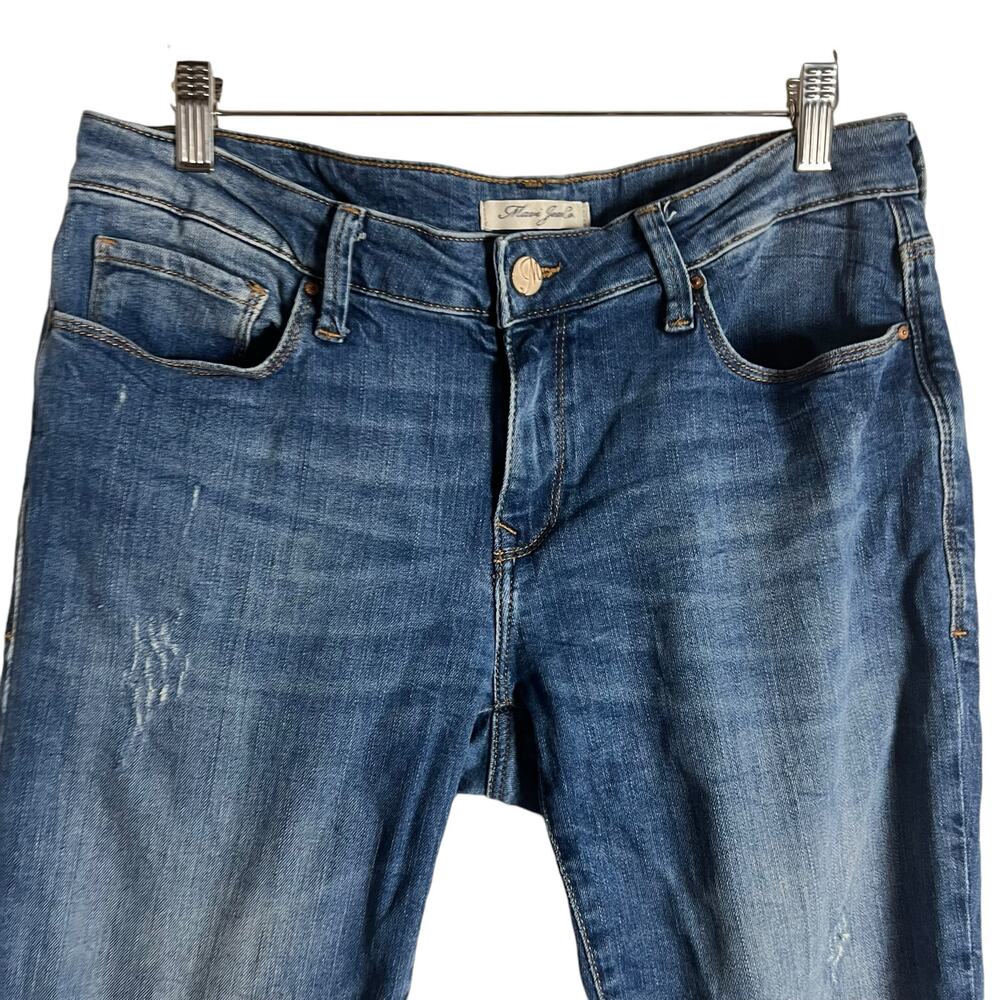 Mavi Women’s Skinny Distressed Blue Denim Jeans Size 30x32 - Picture 2 of 8